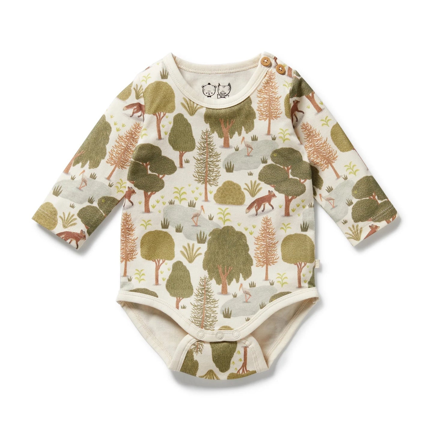 Wilson and Frenchy Little Trees Organic Bodysuit