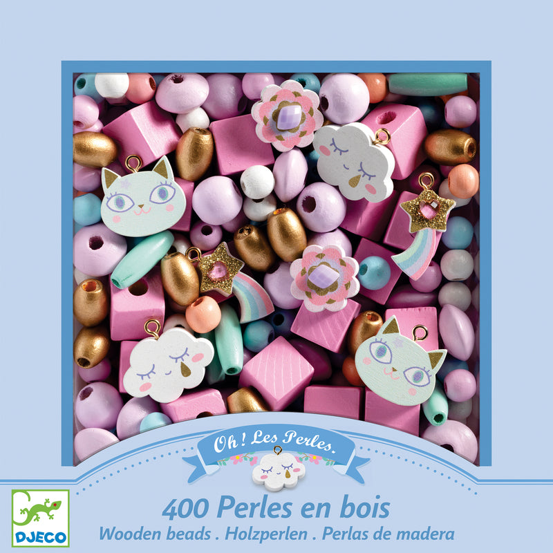 Wooden beads Rainbow