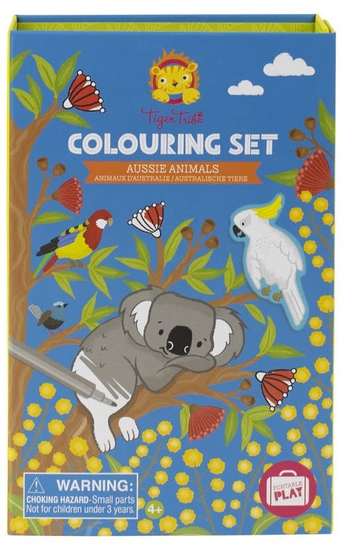 Tiger Tribe Colouring Set - Aussie Animals