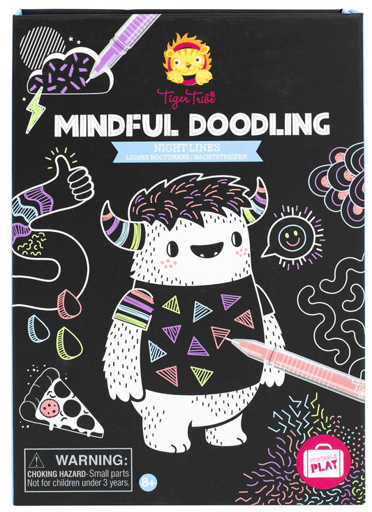 Tiger Tribe Mindful Doodling - Night Lines