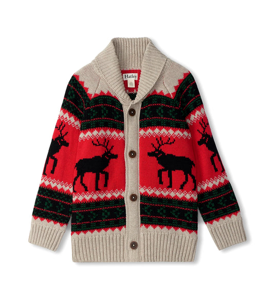 Elks Shawl Collar Cardigan