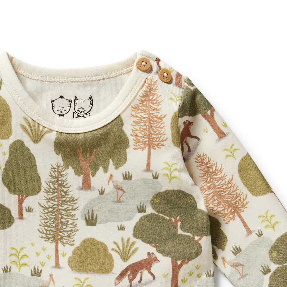 Wilson and Frenchy Little Trees Organic Bodysuit
