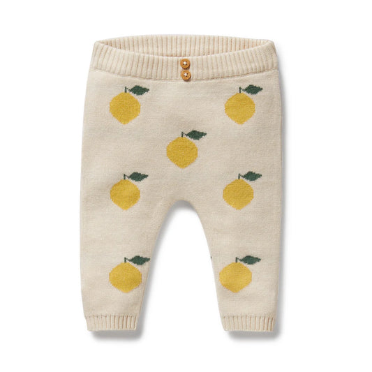 Wilson and Frenchy Lemony Organic Knitted Jacquard Legging