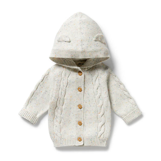 Wilson and Frenchy Hundreds and Thousands Organic Knitted Cable Jacket