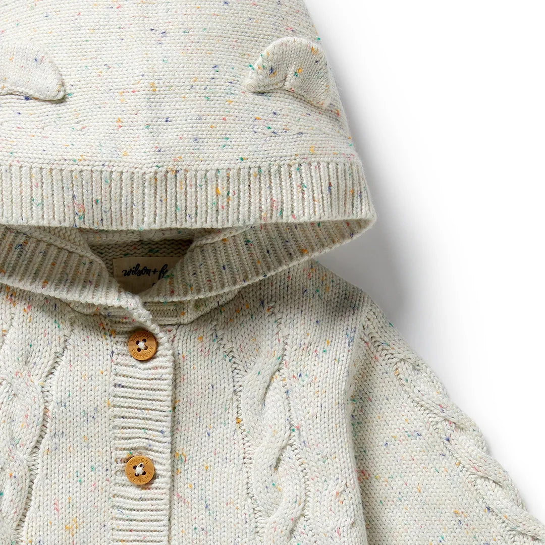 Wilson and Frenchy Hundreds and Thousands Organic Knitted Cable Jacket