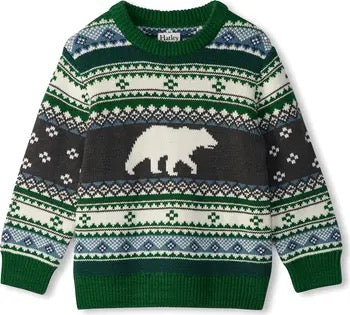 Polar Bear Knit Crew Neck Sweater