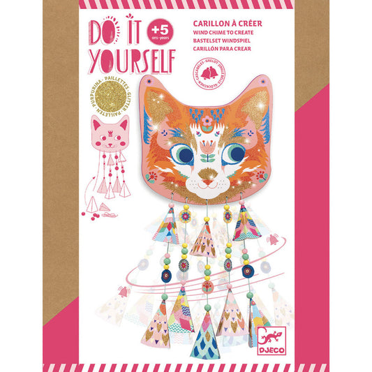 Djeco Do it Yourself Kitty Wind Chimes
