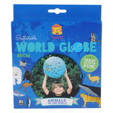 Animal Inflatable Globe 30cm